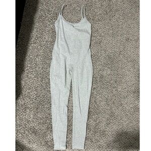 light gray bodysuit